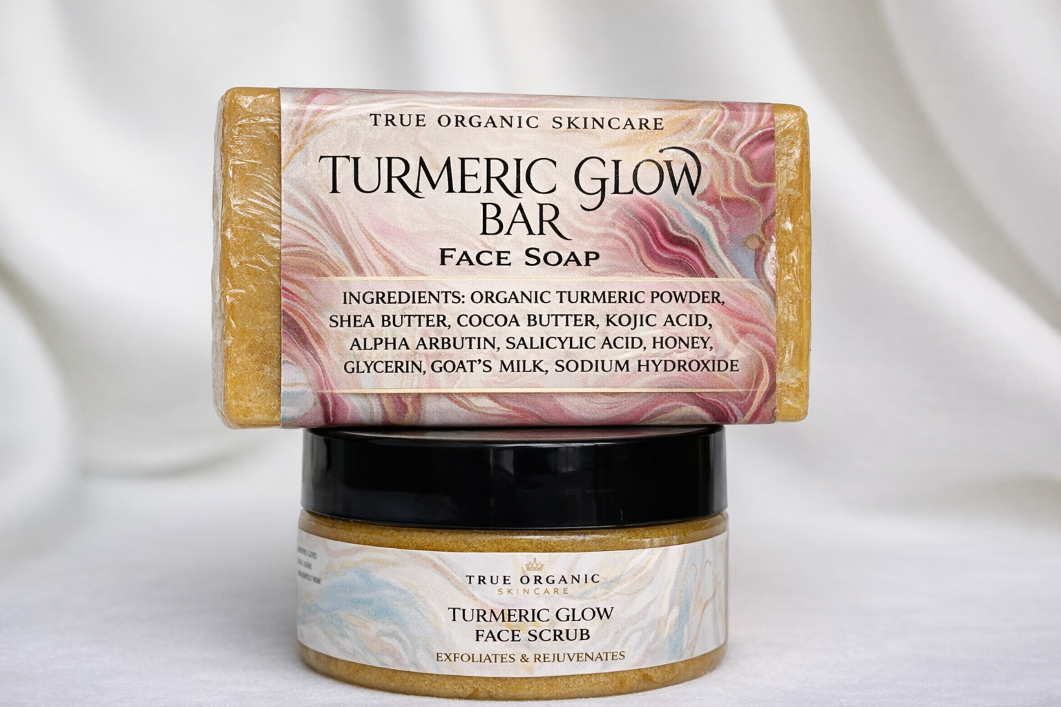 Turmeric Scrub & Soap Set