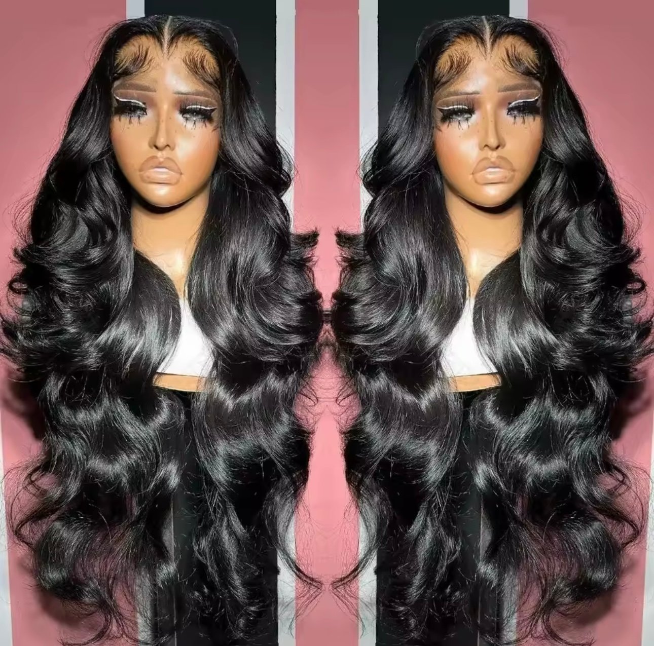 13x6 HD lace frontal 30" human hair wig